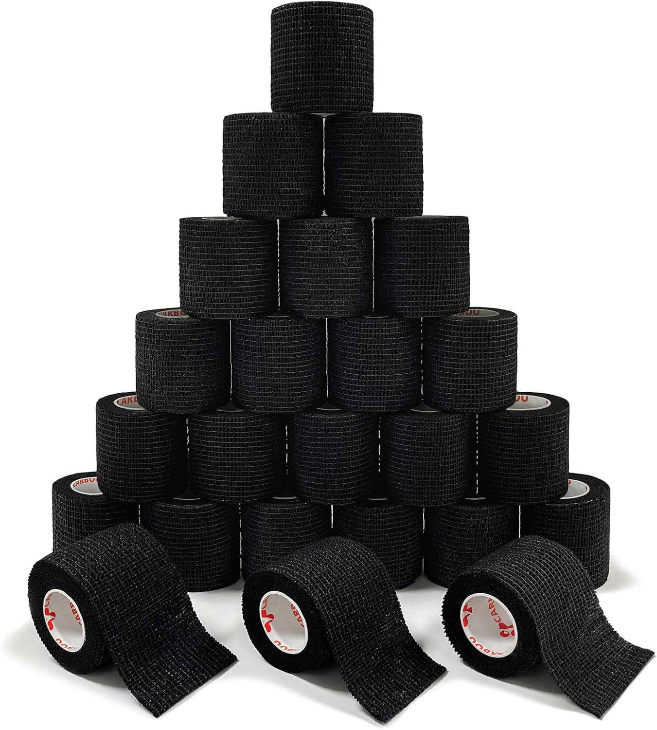 Cohesive Wrap - 2" x 5 Yards - Case of 24 Rolls - Black