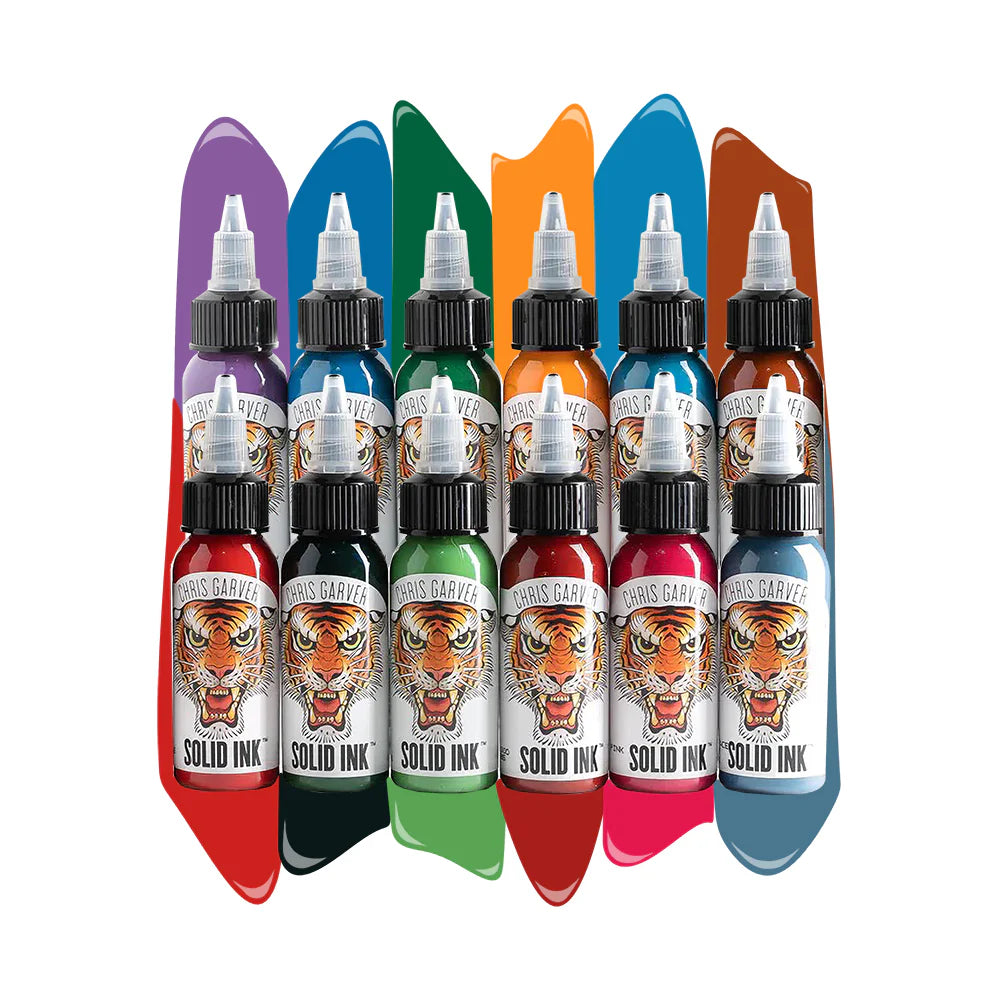 SOLID INK - CHRIS GARVER 12 COLOR SET - 1OZ