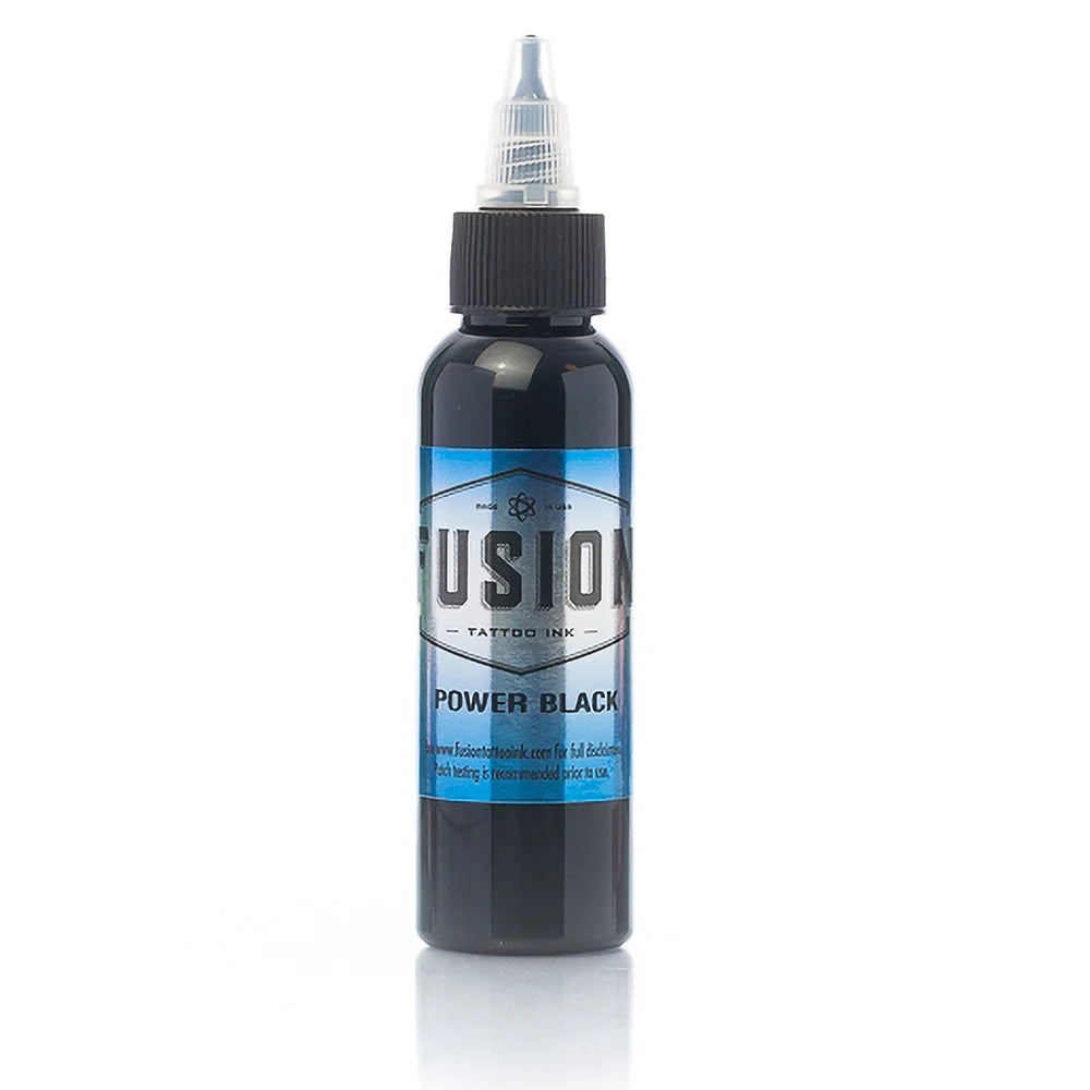 Power Black — Fusion Tattoo Ink — Pick Size