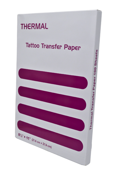 THERMAL TATTOO TRANSFER PAPER - 8.5" X 11" (BOX OF 100)