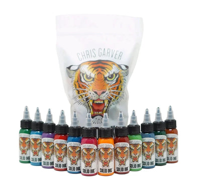 SOLID INK - CHRIS GARVER 12 COLOR SET - 1OZ