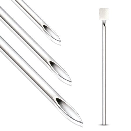 Leopard 13g Sterilized 2'' Piercing Needles - Box of 100