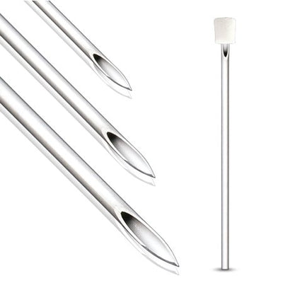 Leopard 20g Sterilized 2'' Piercing Needles - Box of 100